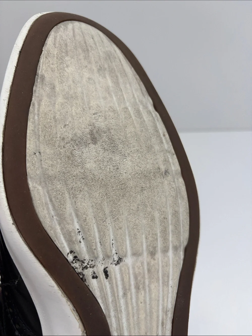 COLE HAAN Mens Size 13 M GrandEvolution Shortwing Oxford Black Wingtip C26307